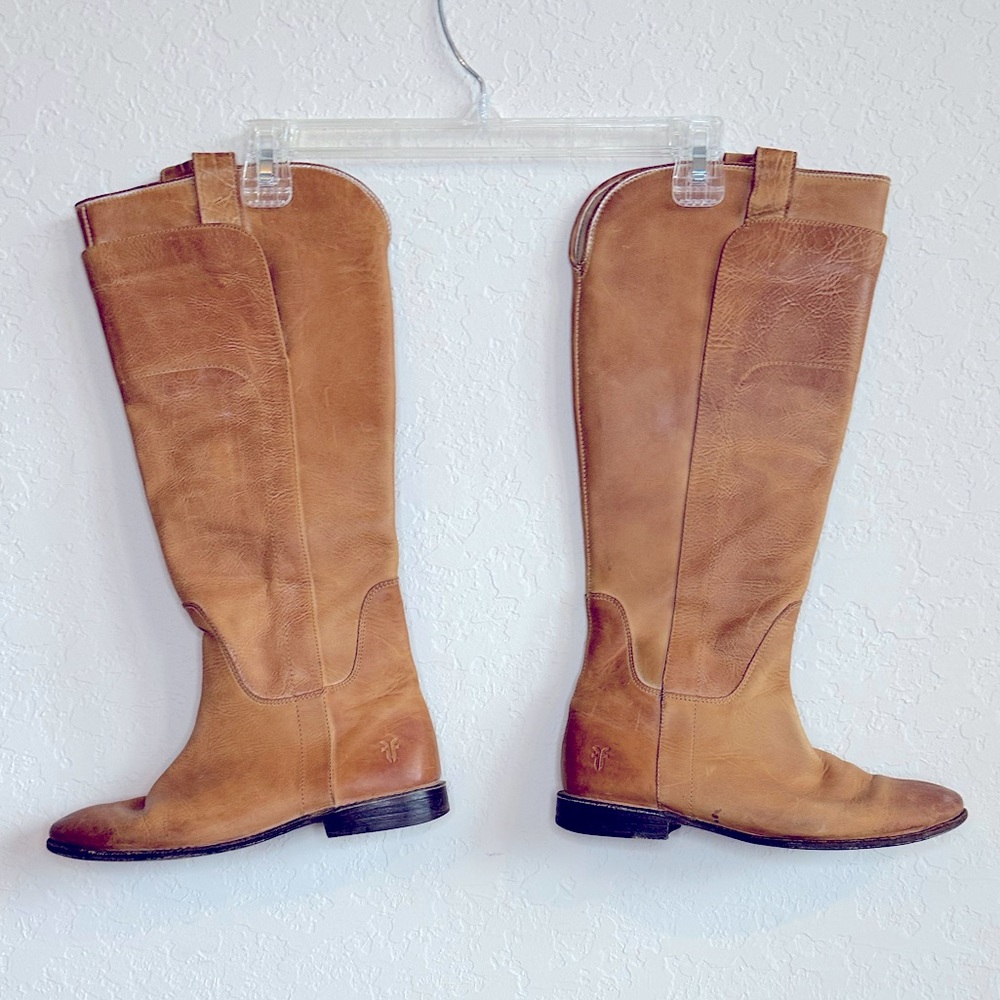 Frye Paige Tall Leather Riding Boots size 7B